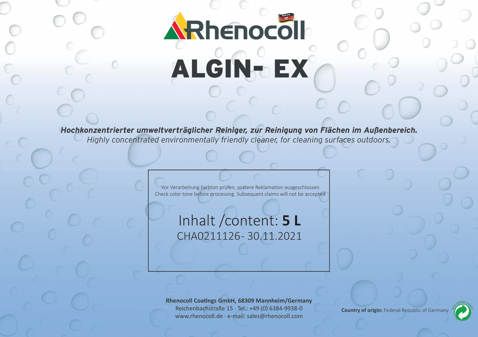 Rhenocoll ALGIN- EX